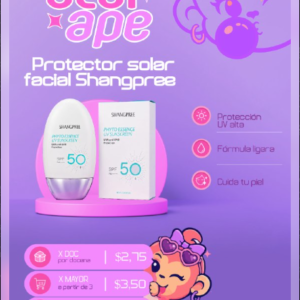 Protector solar facial Shangpree