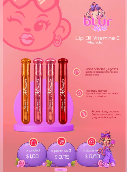 Aceite labial de vitamina C Miundo
