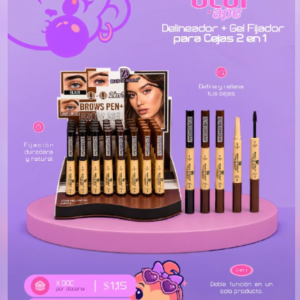 Delineador + fijador para cejas 2 x 1