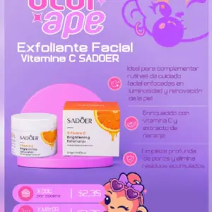 Exfoliante facial base vitamina C SADOER