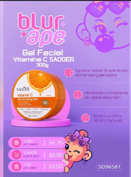 Gel facial base vitamina C SADOER