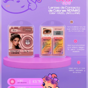 Lentes de contacto color avellana NOVMAS