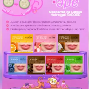 Mascarilla para labios de hidrogel SADOER