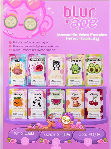 Mascarillas faciales FAVORBEAUTY