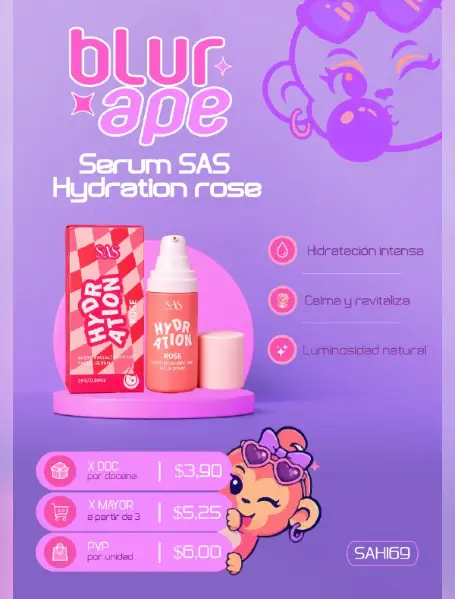 Serum hidratante rose SAS