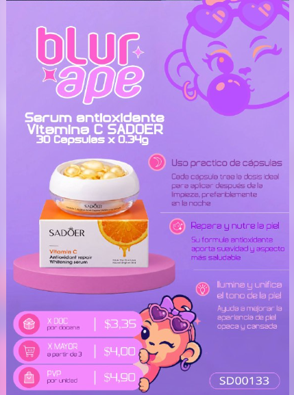 Serum antioxidante base Vitamina C SADOER
