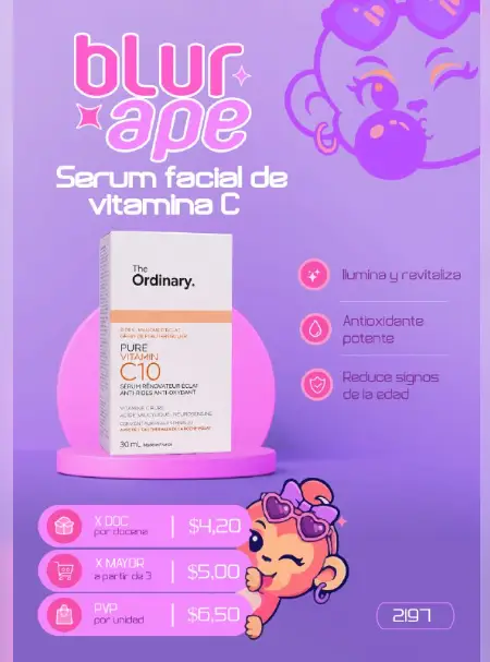 Serum facial vitamina C The Ordinary