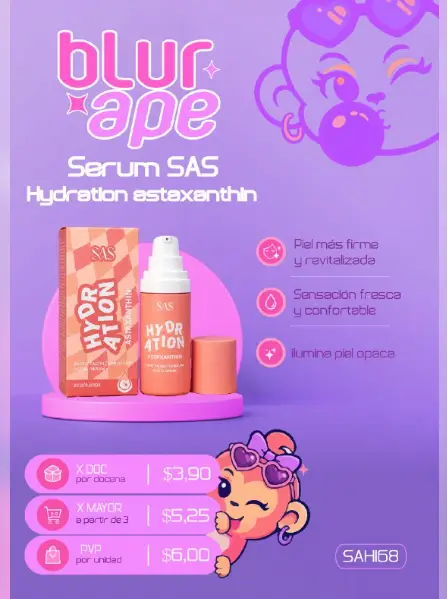 Serum hidratante Astaxanthin SAS