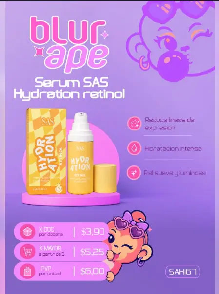 Serum hidratante retinol SAS
