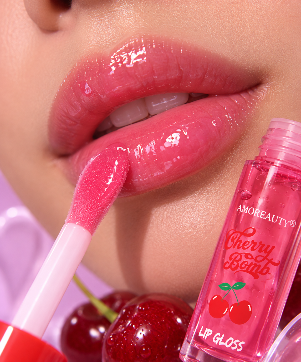 Cherry gloss labial FAVORBEAUTY - Image 3