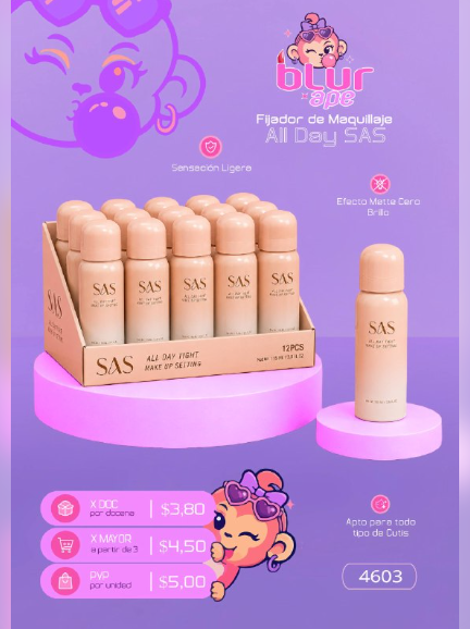 Fijador de maquillaje All day SAS