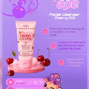 Limpiador facial cherry SAS