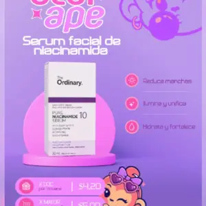 Serum facial niacinamida The Ordinary
