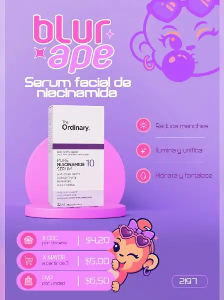 Serum facial niacinamida The Ordinary