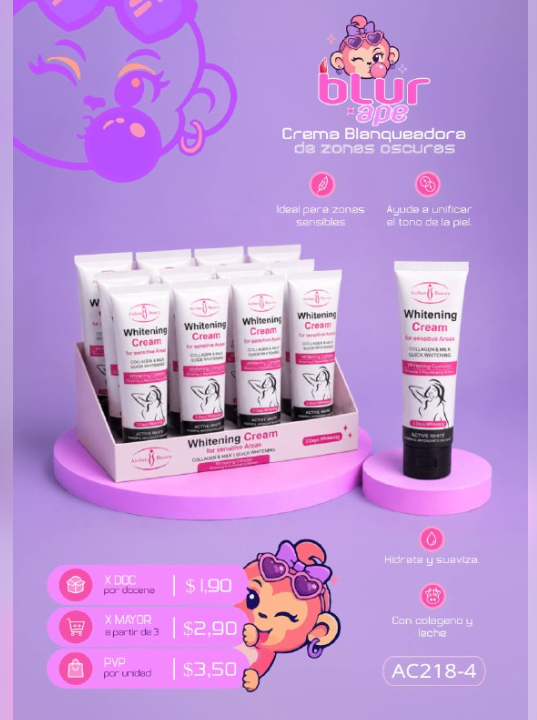 Crema blanqueadora